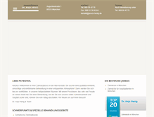 Tablet Screenshot of praxis-henig.de